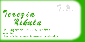 terezia mikula business card